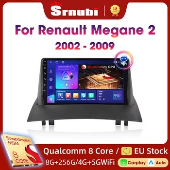 Android Carplay Auto para Renault Megane 2 2002 2003 2004 2005 2006 2007 2008 2009 reproductor de Radio Multimedia para coche WIFI + 4G estéreo 1