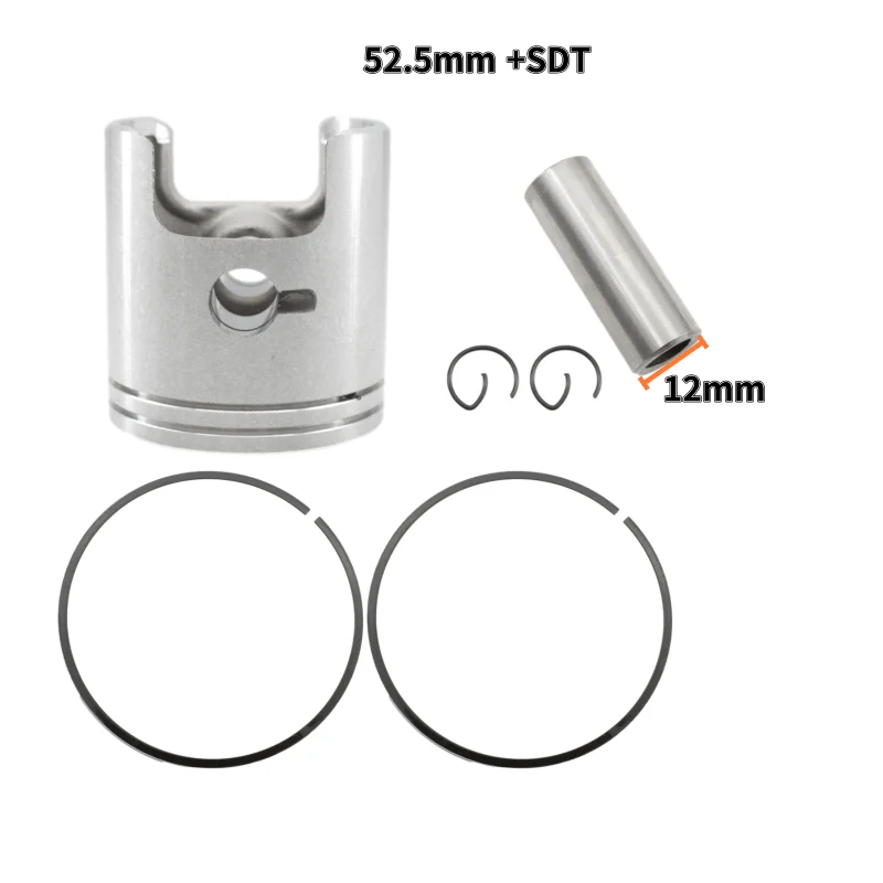 

Two-stroke scooter AG100 AG 100 motorcycle piston ring piston diameter 52.5 mm 12mm pin