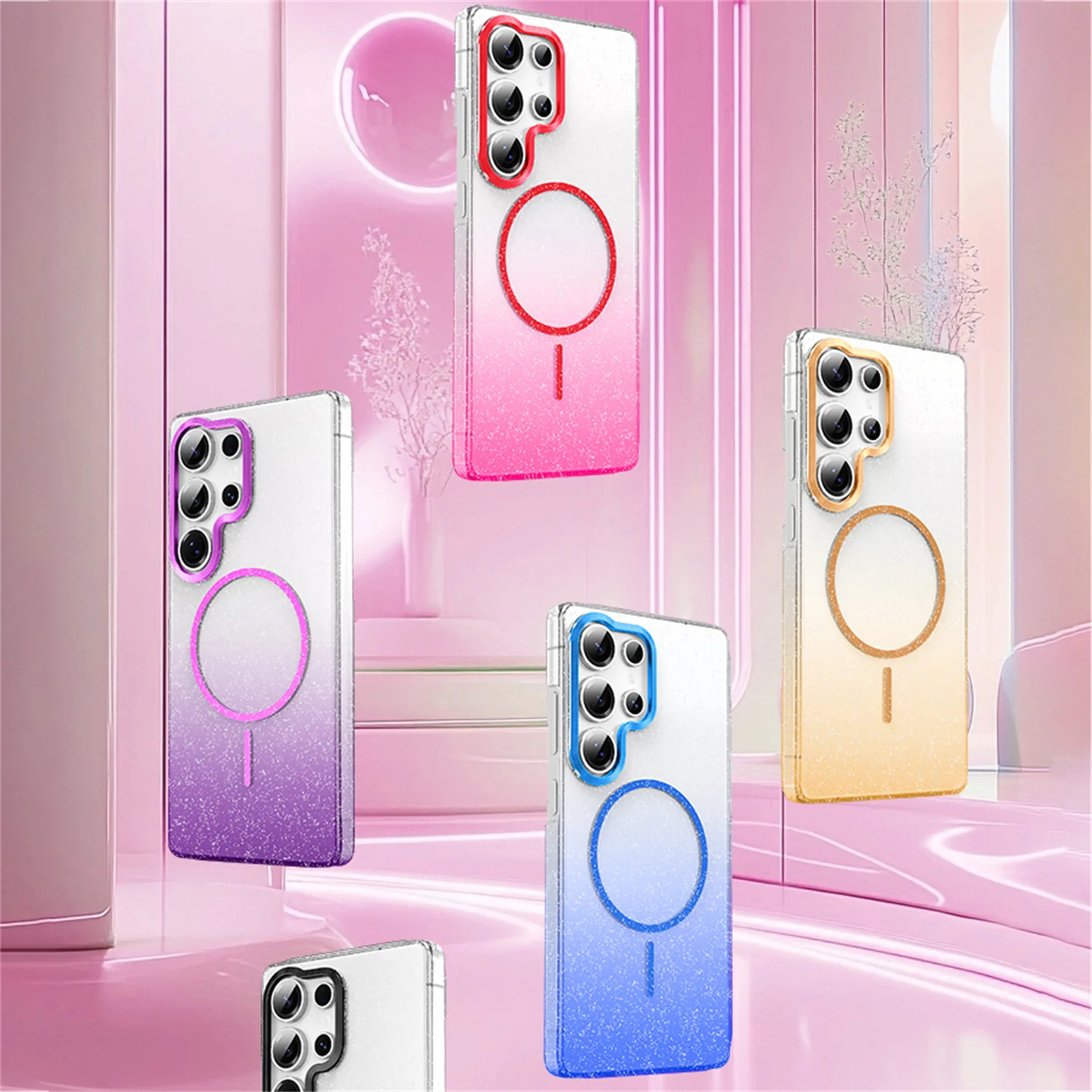 Luxury Bling Glitter Wireless Charging Case