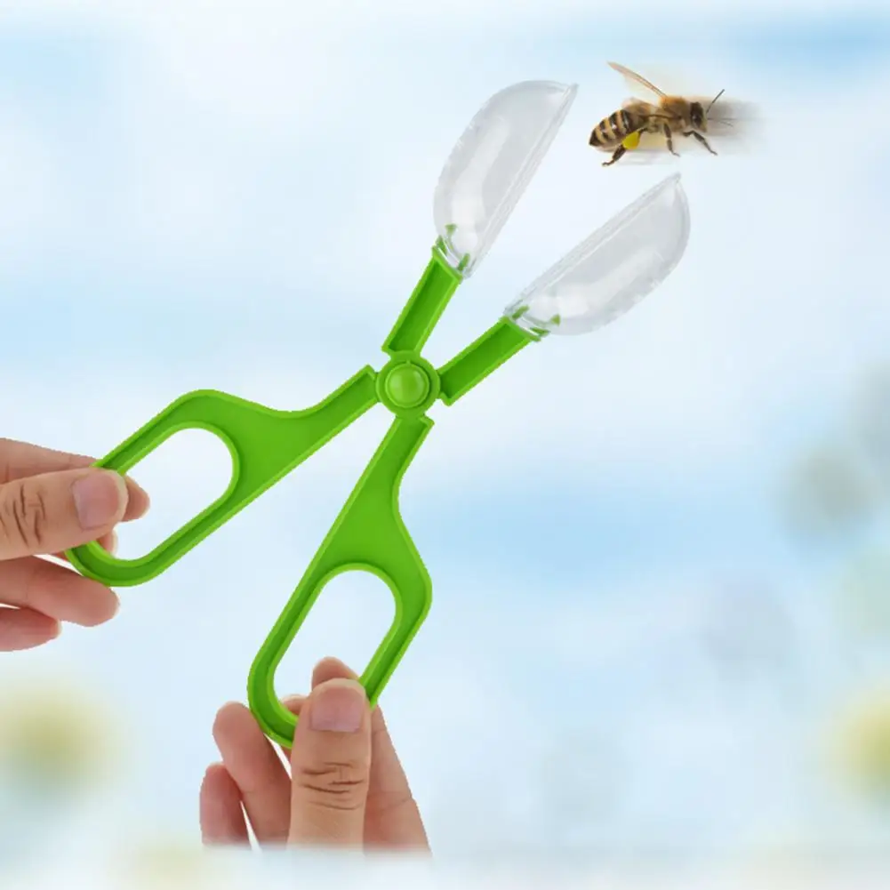Transparent Insect Catcher Scissor Observe Handle Grip Clamp Tong Climbing Animal Kids Catcher Outdoor Exploration Toys 2