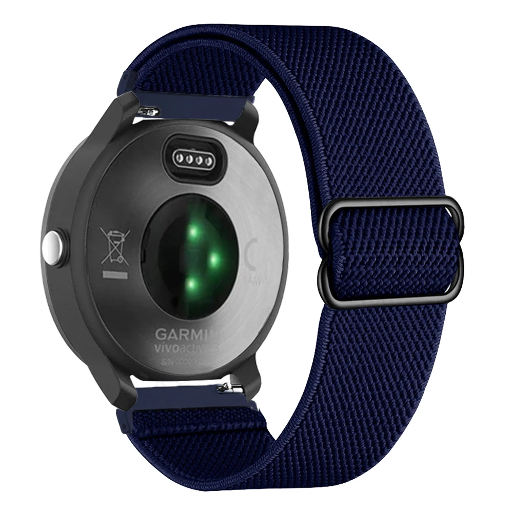 Premium Nylon Elastic Wristband Bracelet for Smartwatches - 20mm/22mm Strap Accessories