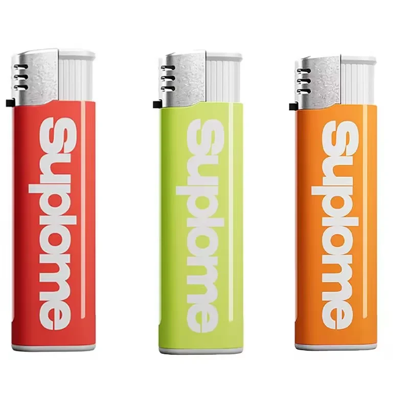 Kids toy lighter water gun press to spray water party trick or treat prank gadgets funny press type toys lighter small gun water guns