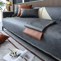 Waterproof Anti Cat Scratch Pet Dog Kids Sofa Mat Technology Cloth Sofa Cover Non-Slip Combination Sofas Towel Home Decoration 1