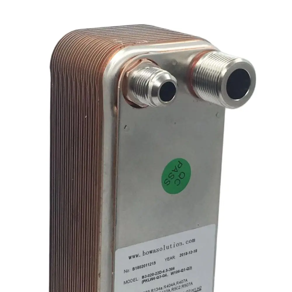 15KW PHE condenser for 5HP chillers and freezers provides quick and easy  connection solution and avoids soldering at the site - AliExpress