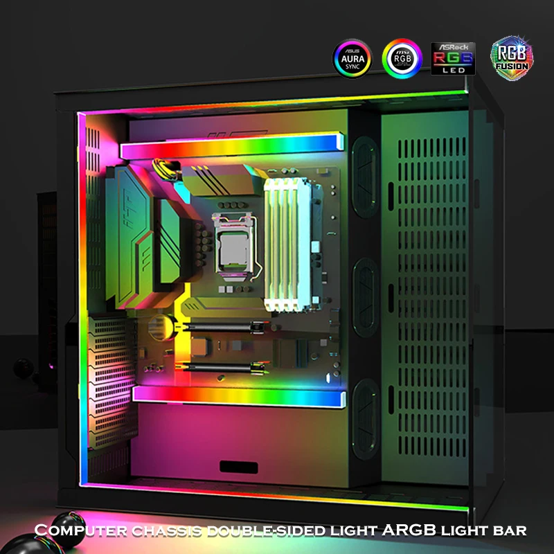รูปสินค้า ไฟ LED RGB เคสคอม สวยเจิดจ้า