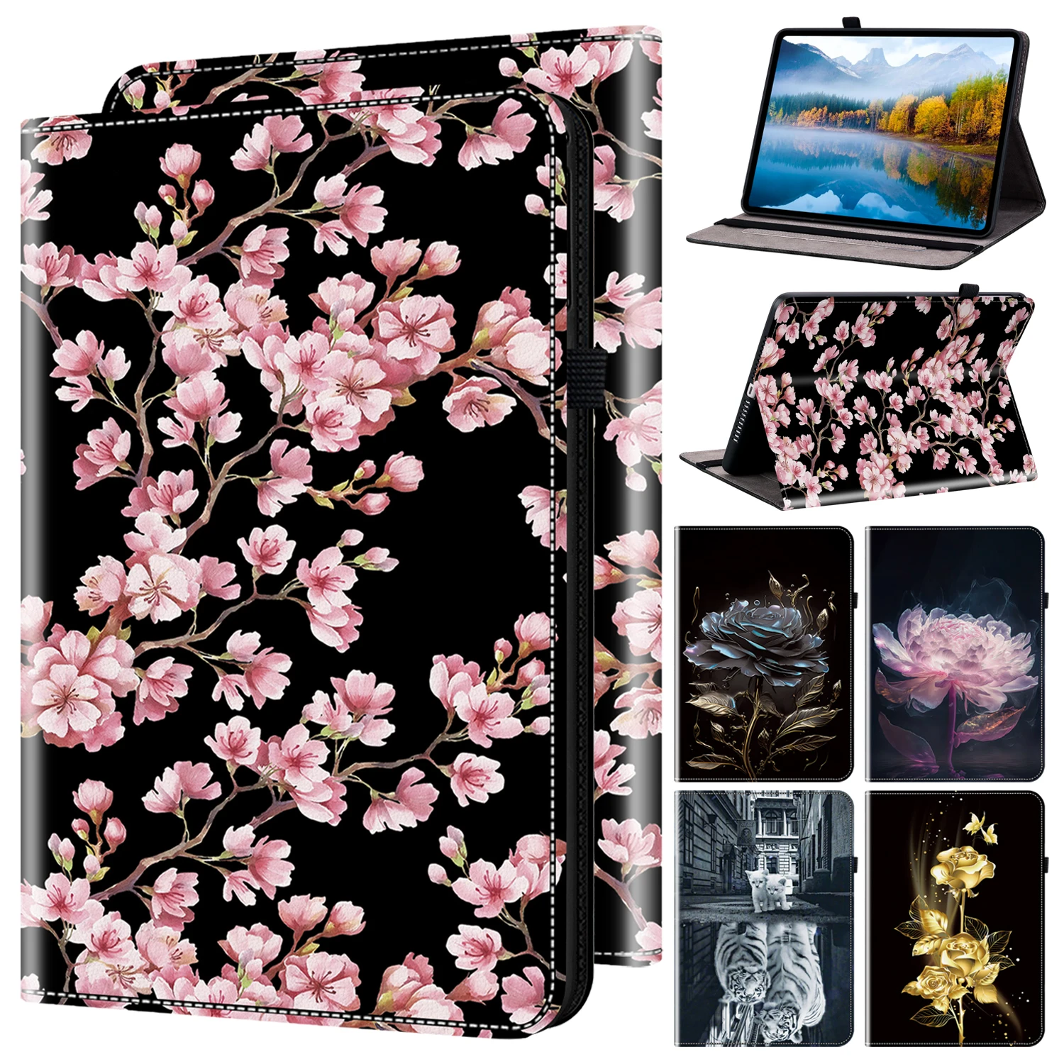 11-Inch Leather Flip Tablet Cover and Stand - Premium Protective Case