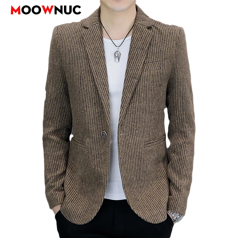 Men's Clothing Casual Coats Men's Fashion Blazers Male Leisure Suit Spring Autumn Jackets Cardigan Slim Male Business Menswear