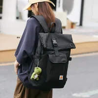 Large Capacity Oxford Men's Backpack Lightweight Breathable Travel Backpack High Quality Backpacks For Men Simple Black Male Bag 2