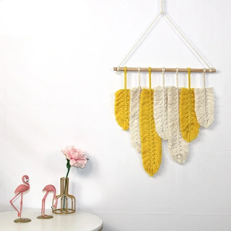 

Nordic Minimalist Tapestry Decoration Woven Tapestry Tapiz Tejido Dream Catcher Room Living Room Decoration Pendant