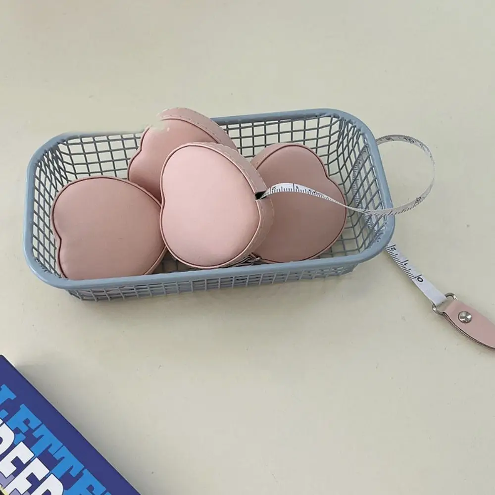 1PC Cute Heart Shape Measure Tape Flexible Ruler Cloth Ruler