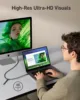 كابل Anker USB4 Gen 2، نقل البيانات بسرعة 20 جيجابت في الثانية، شاشة بدقة 4K عالية الدقة، كابل شحن USB C بقدرة 3 أقدام بقدرة 240 وات، لهاتف iPhone 15
