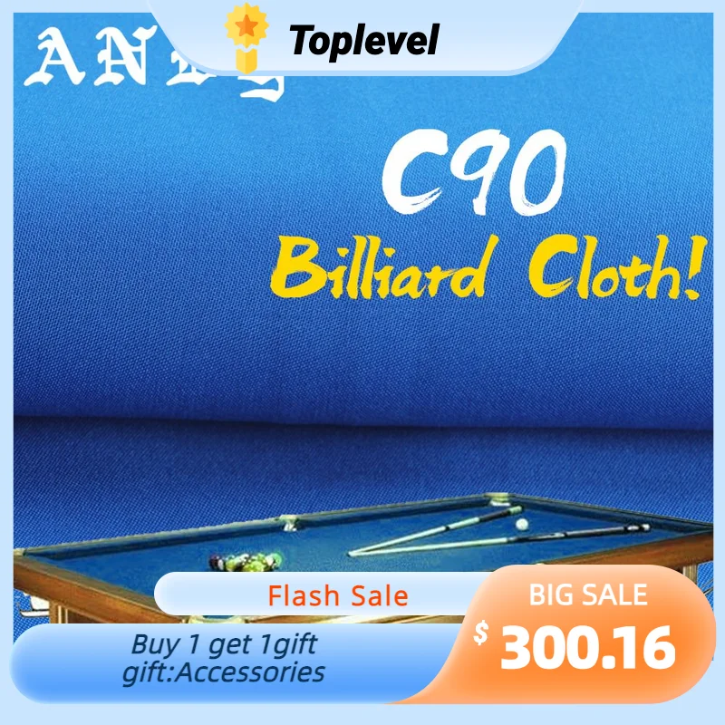 Andy C90 Billiard Carom Table Cloth For 85 Wool 15 Nylon Billiard