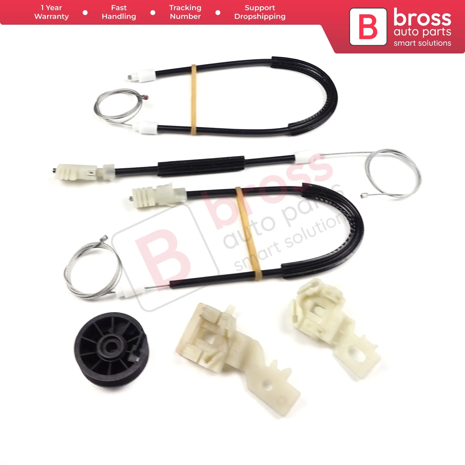 

Bross Auto Parts BWR845 Window Regulator Kit Front Left Door for Primera P12 2002-2008 Fast Shipment Ship From Turkey