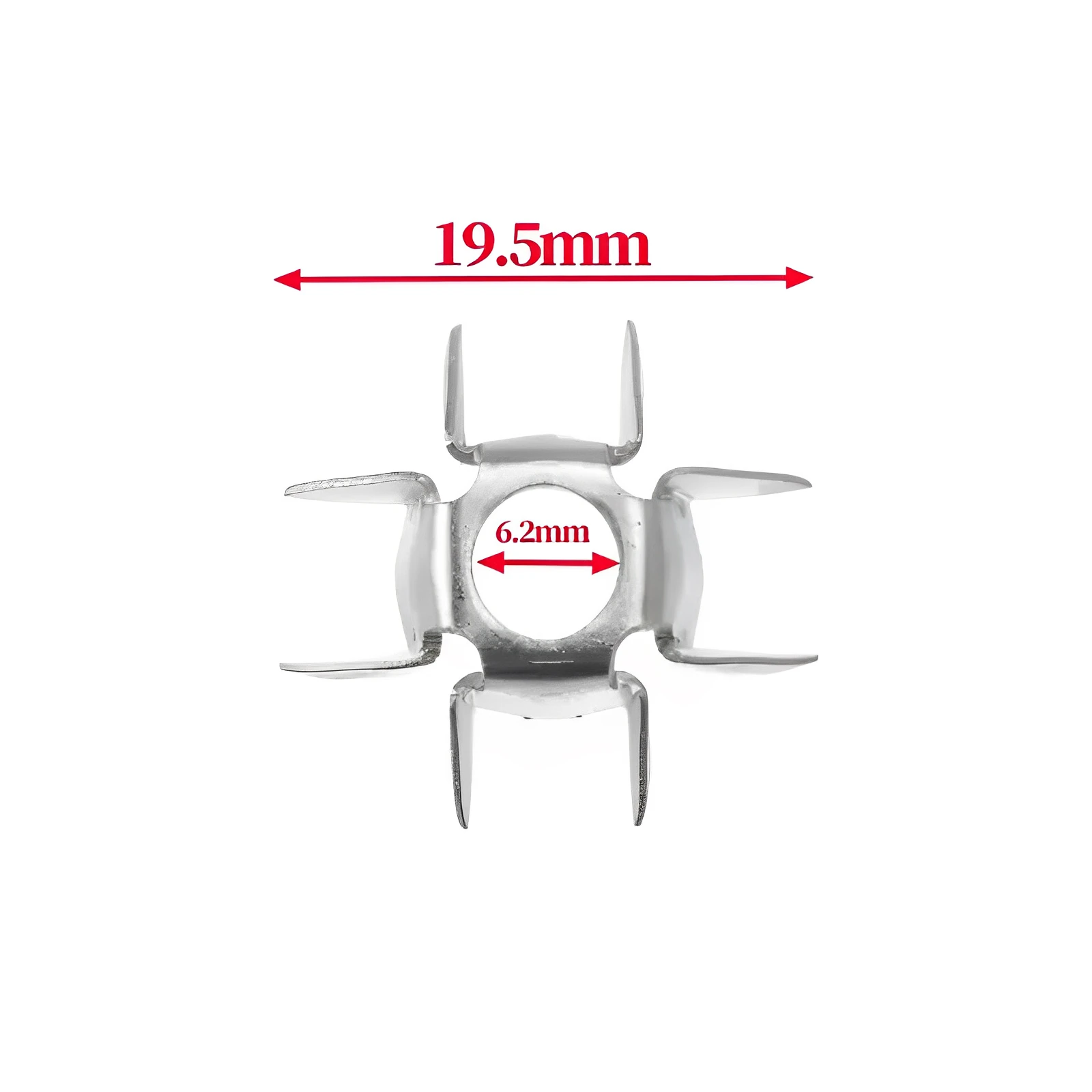 

12/24/48pcs Arrowhead Broadhead Target Points 8 Paw Point ID 6.2mm Judo Arrow Points Outdoor Practice Archery Accessories