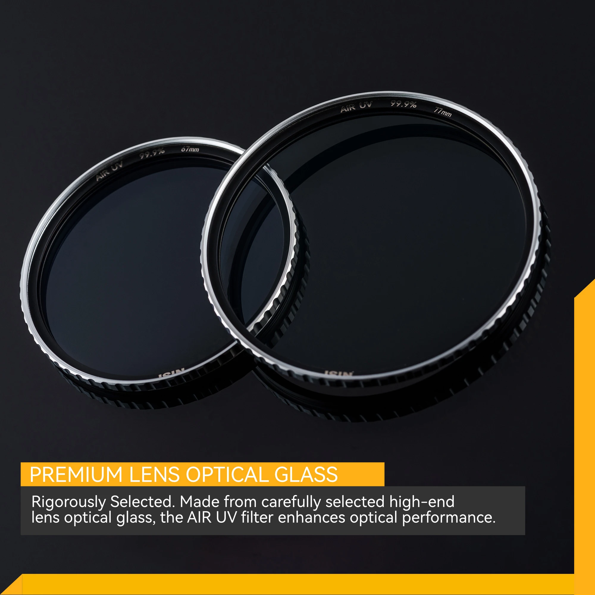 NiSi 67mm 77mm 82mm Air UV Protection Filter with 99.9% Peak Transmission 49mm 5
