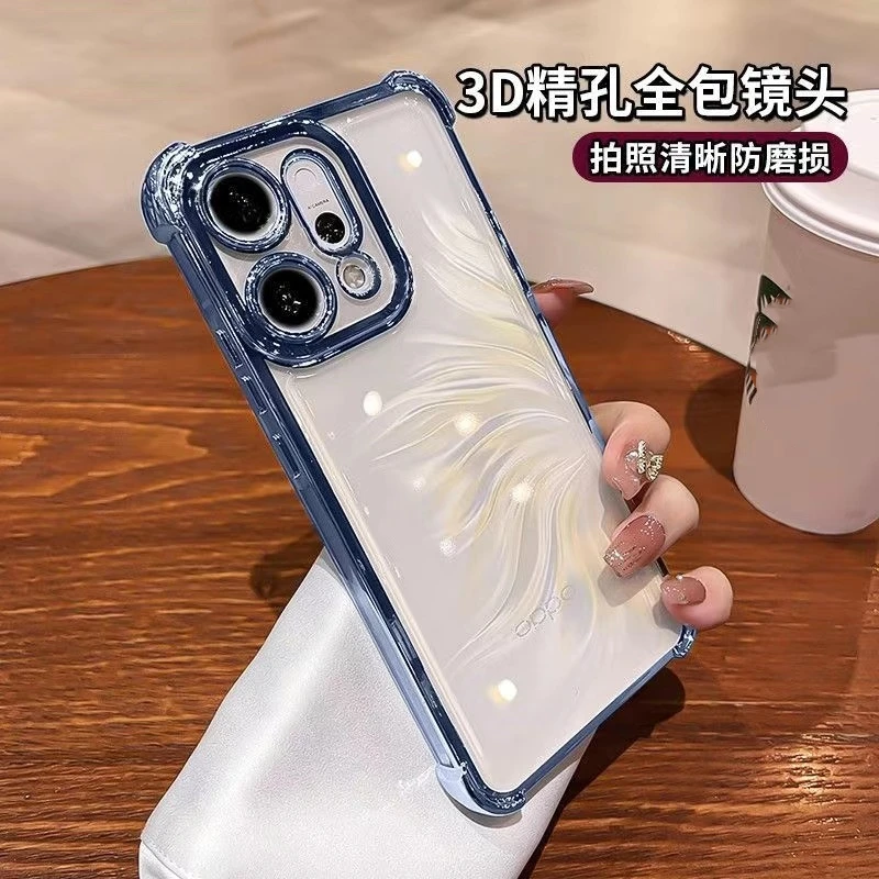 Enhanced Shockproof TPU Silicone Case with Camera Protection and Electroplated Transparent Design