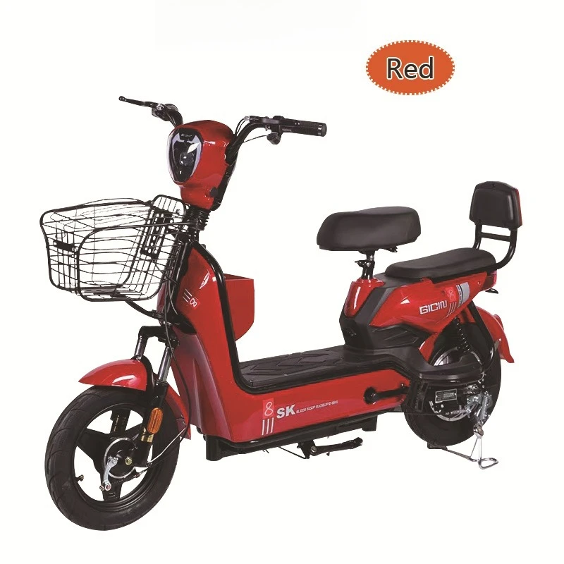 350W Electric Motorcycle 48V Ebike for AdultsHigh-Speed Electric Bicycle with Removable BatteryDual Disc Brakes80-120KM Range