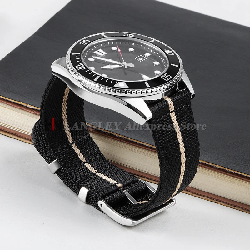 Premium Quick Release Nylon Watch Strap - Sport Canvas Military Band