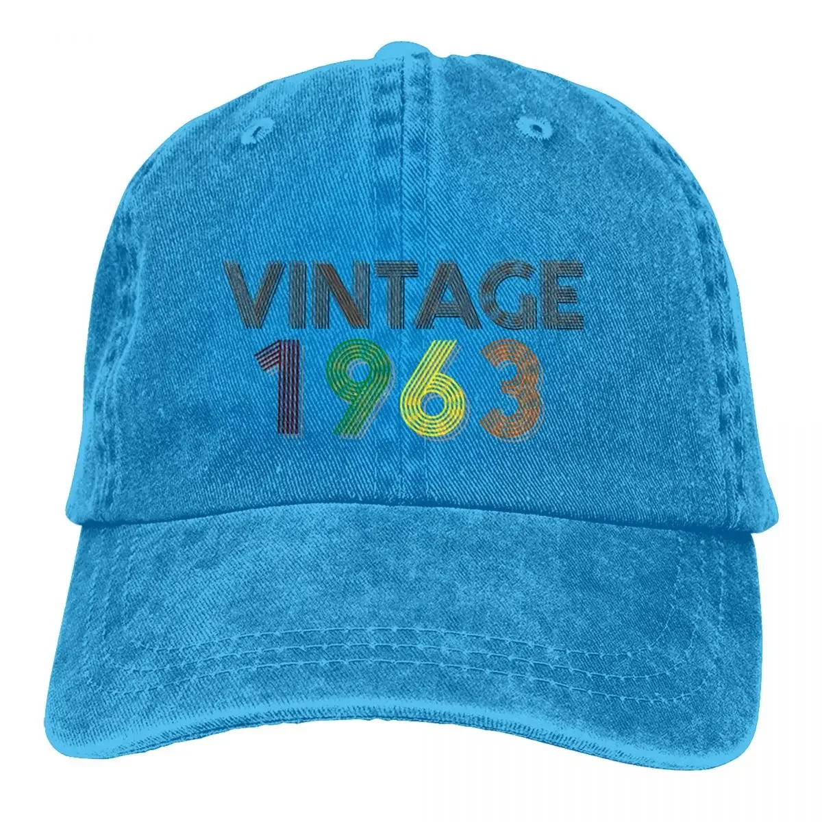 

Hip Hop Funny Men's Baseball Cap Vintage Classic Trucker Snapback Caps Dad Hat 1963 Golf Hats