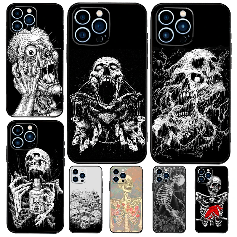 Gothic Fashion Skull Protective Phone Case