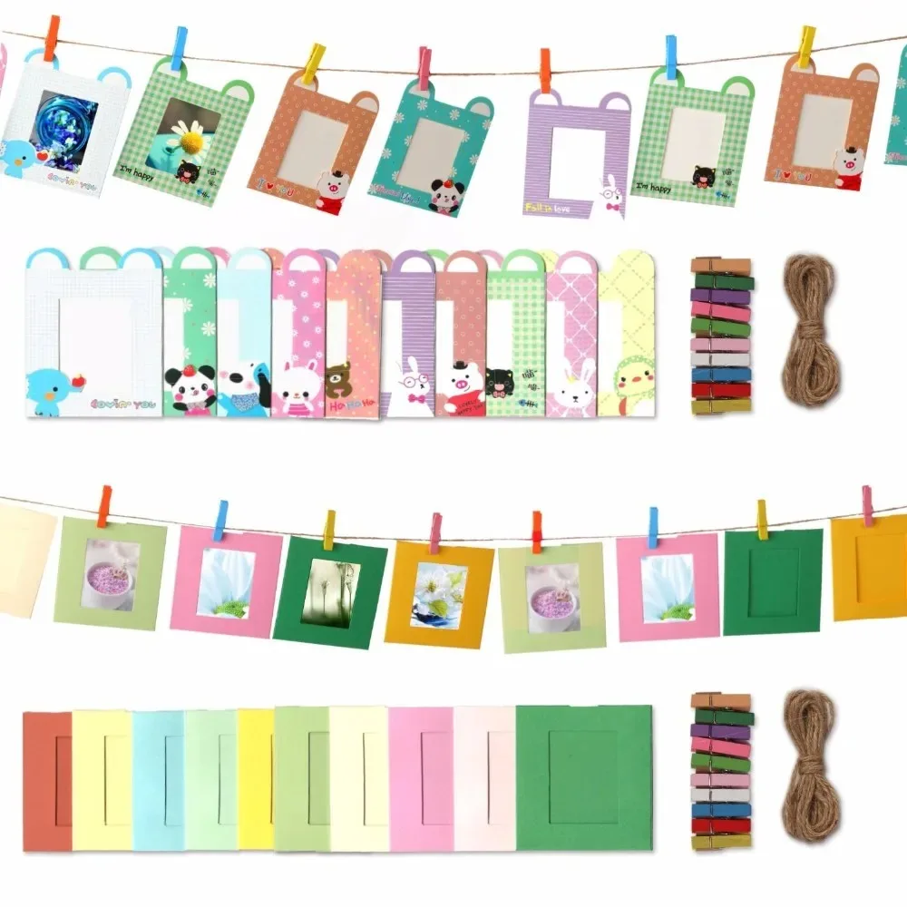 Instant Film Paper Fujifilm Instax Mini 12 11 9 8 7s 90 Liplay Camera Accessories Wall Hang Frames Film Frames Stickers Mark Pen Bundles