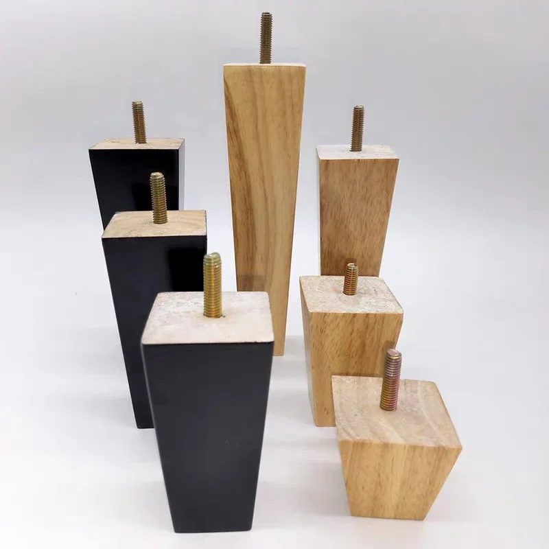 Solid Wood Furniture Legs for Sofa Table TV Cabinet