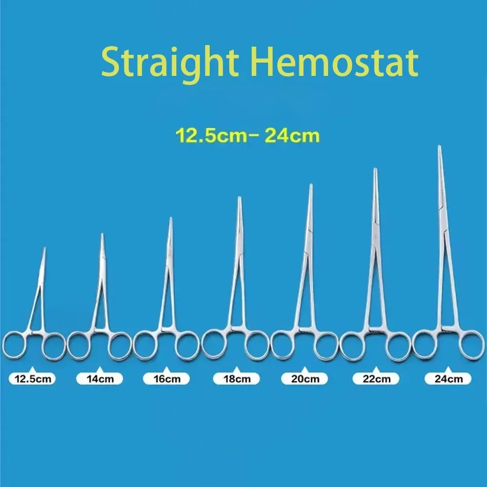 Hand Tool  Hemostatic Forceps Pet Hair Clamp Fishing Locking Pliers Epilation Tools Curved/Straight Tip Cutter Tool