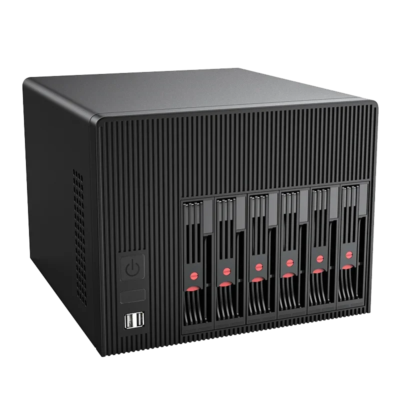 NAS n100 Truenas Freenas Omv 6-Bay Network Storage Server N100 Cpu