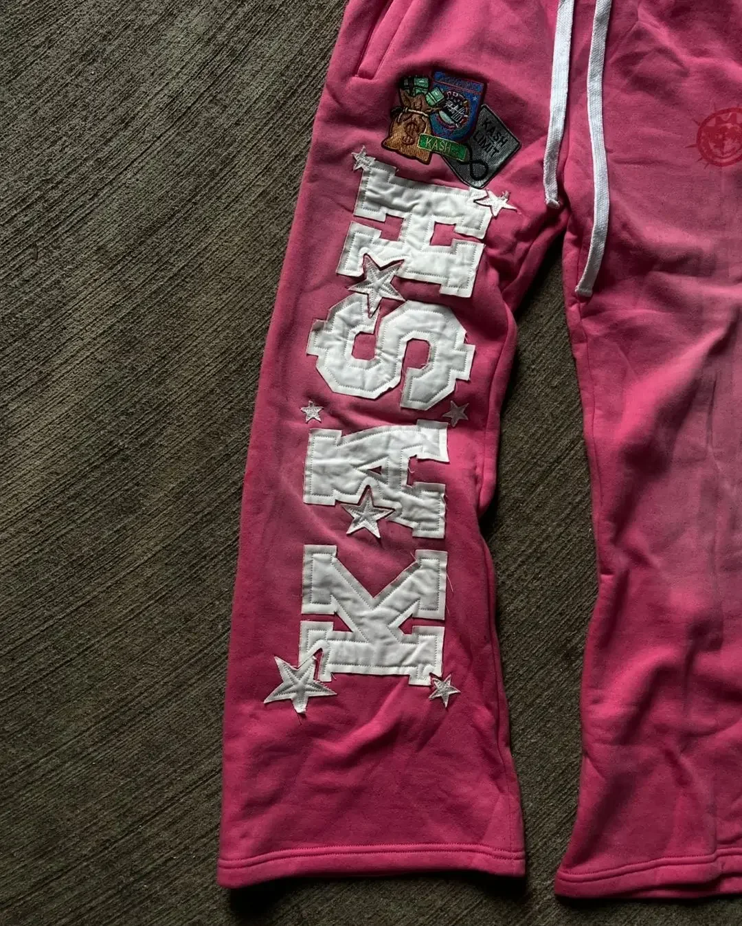 Vibe Style Letter Embroidery Design Pants American Hip-hop Streetwear Straight Sweatpants Men Loose Casual Full Length Trousers 5