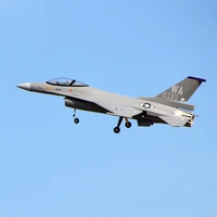 Model Airplane F16 70mm 12 Blades Fighting Falcon Gray RTF Version RC Model Planes 1