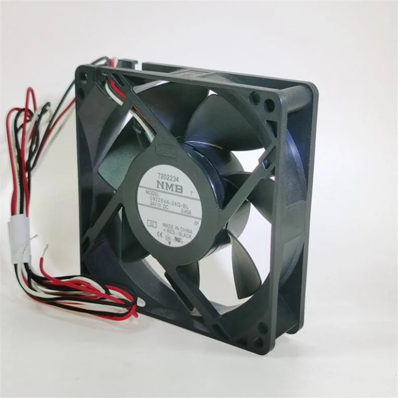 Ventilador por Atacado: Original Nmb 09225va24q-bl 9025 24v 9cm Ventilador à Prova Impermeável Água do Armário do Radiador - Imagem 4