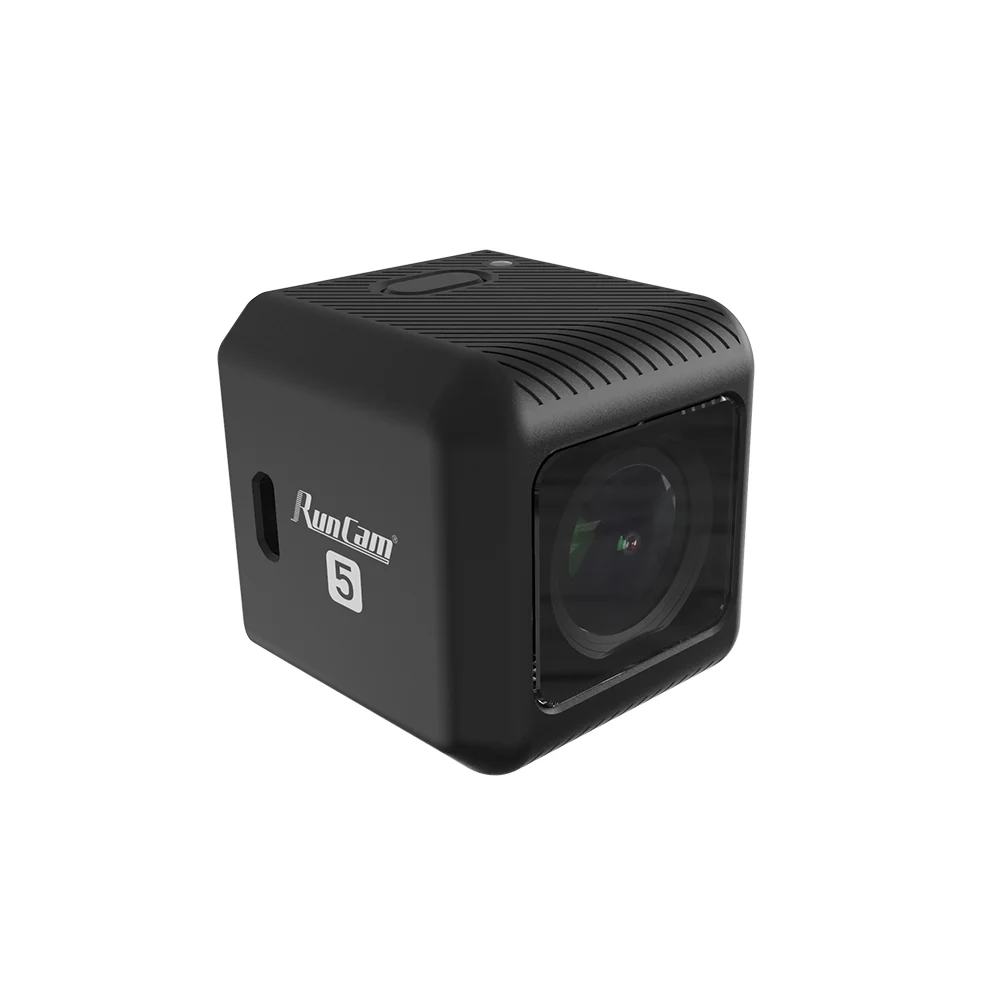 RunCam 액션 카메라, RunCam 5 안정기, 스포츠 드론, FPV EIS용 RC카, 오렌지 블랙, 4K, 2.7K @ 60FPS