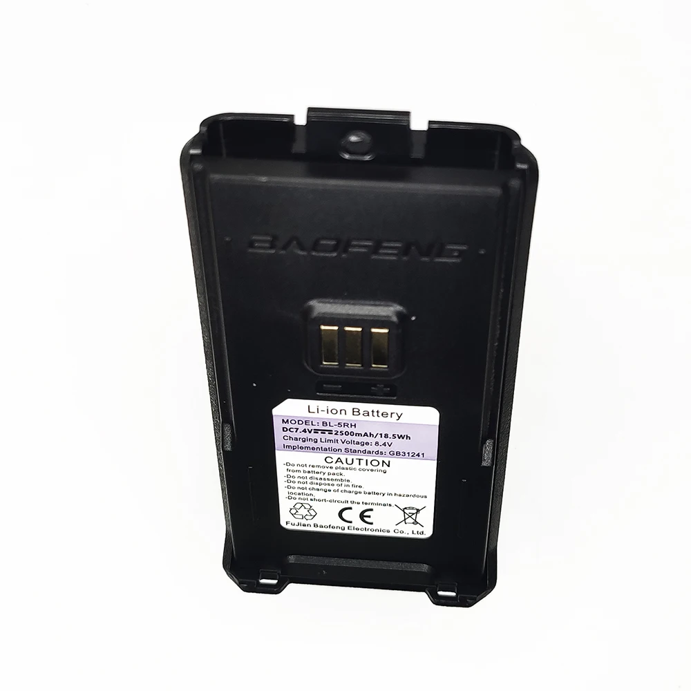 Baofeng-Batterie talkie-walperforée, chargeur de type C, mis à niveau pour radio bidirectionnelle, 5RH, 5RH, 2500mAh, K5 plus Transcsec Ham
