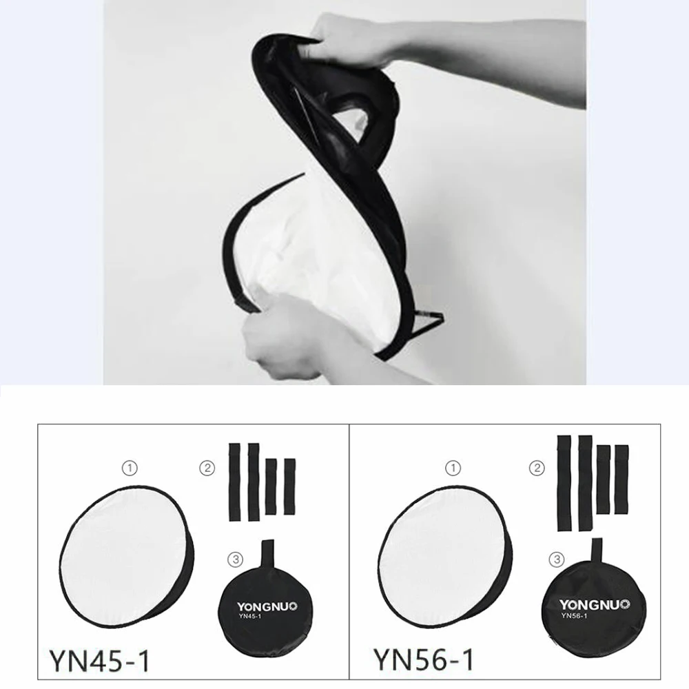 Description Picture 5 of itemYongnuo Softbox Diffuser for LED Video Light  YN300 YN300II YN300III YN300IV YN160III YN320 YN600L YN600LII YN900 Fill Lighting