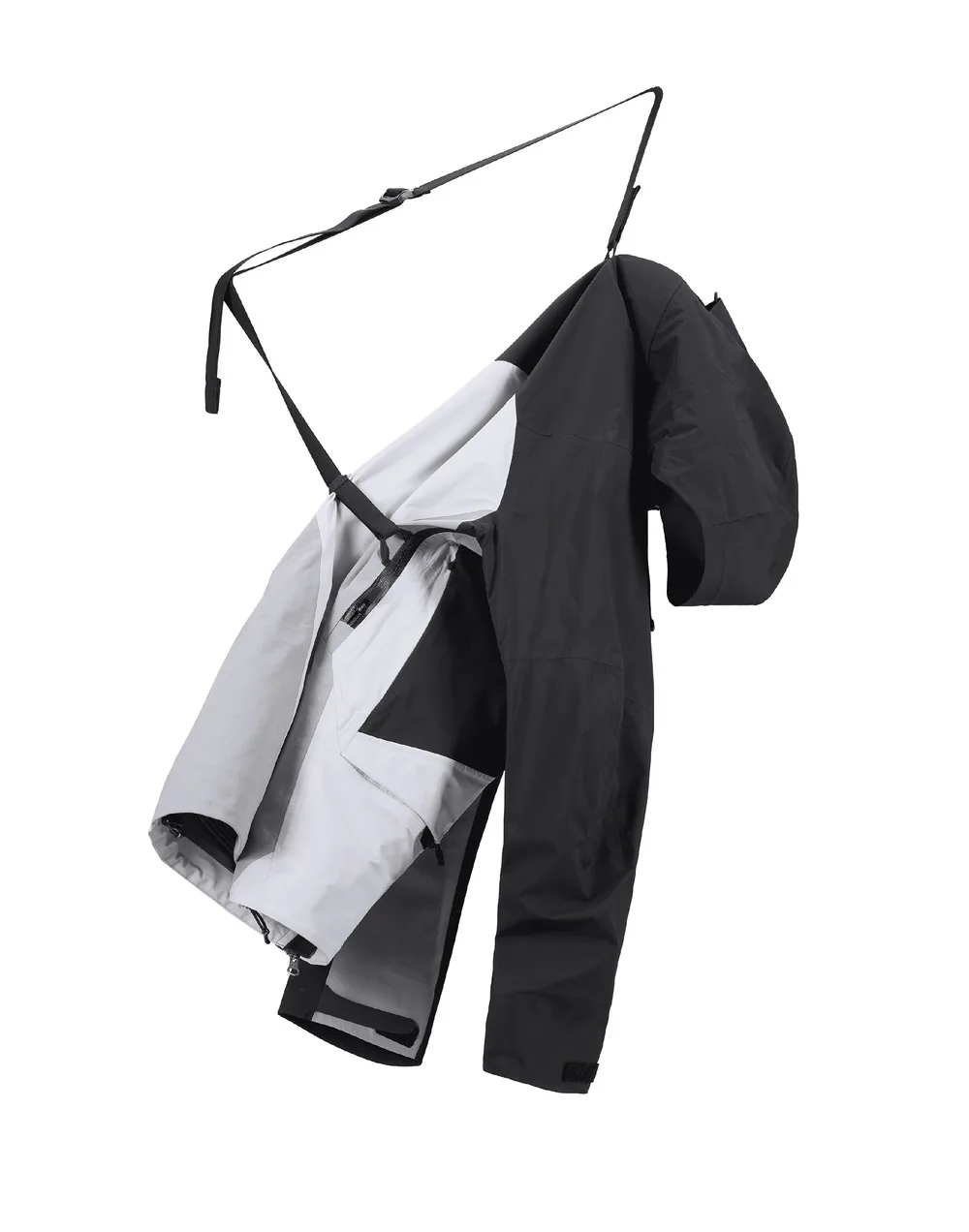 Reindee Lusion 23aw All-weather hooded hard-shell 3L outdoor ski jacket carrying sling multiple pockets adjustable hood techwear