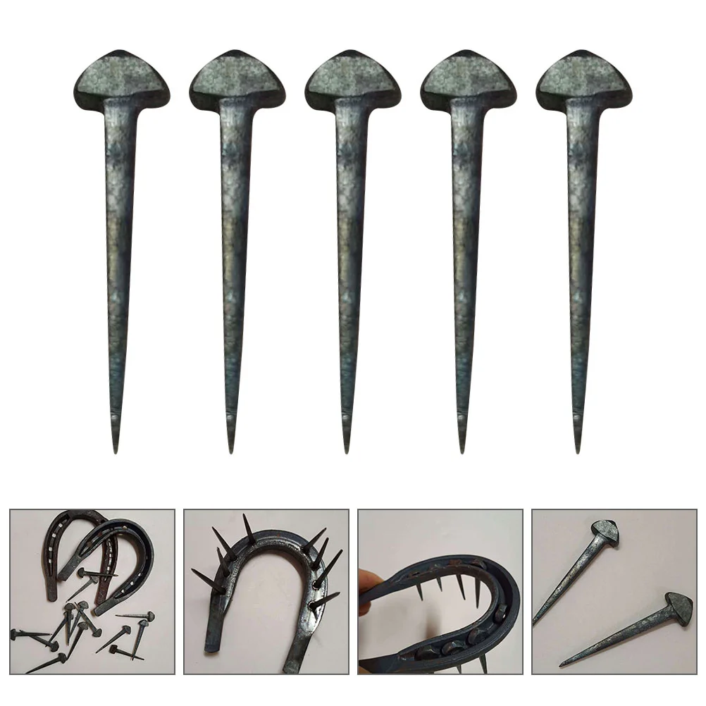 50 Pcs Accessories Equestrian Sports Nail Sturdy Hoof Nails Iron Horseshoe Small Tool