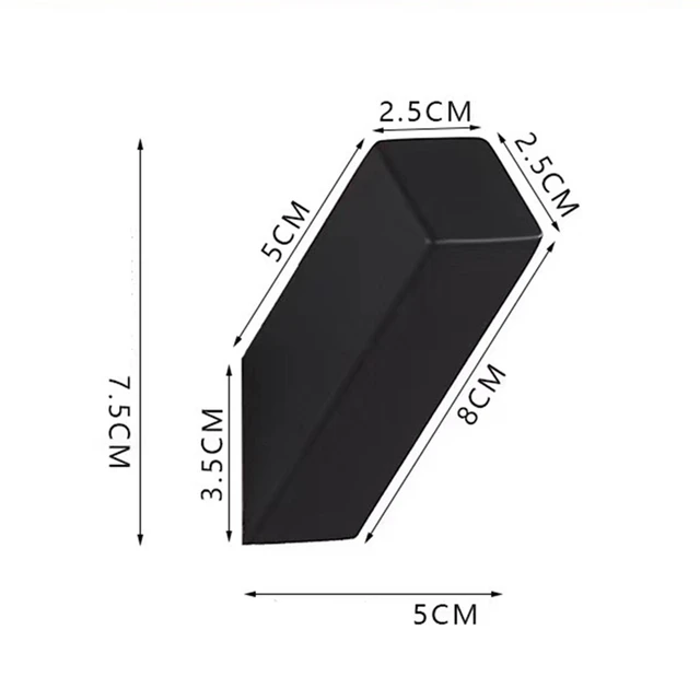 6Db Matt Fekete Törülközőhorog A Fürdőszoba Nappali Szálloda Falra Szerelt Horgok Rozsdamentes Acél Kabát Köpeny - Image 5