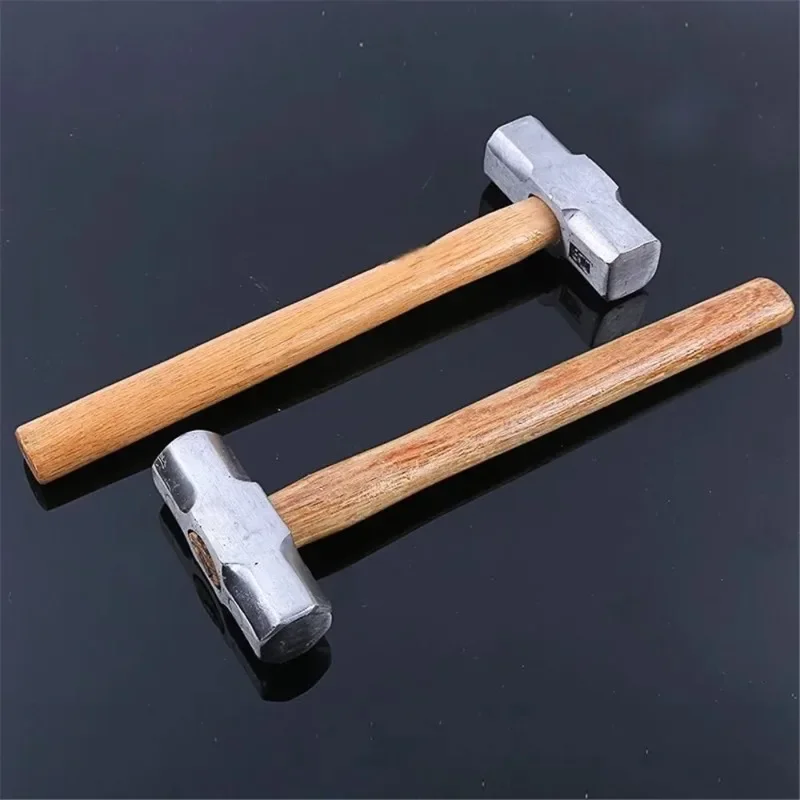 

4LB 6LB 8LB Handle Sledge Hammer Profession Heavy Duty Forged Steel Octagon Hammer Square Head Big Masonry Hammer Wooden