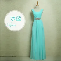 JLY-011#Manufacturer's 2025 New Bridal Wedding Toast Women's Evening Dress Long Banquet Host Performance Dress Cheap Wholesale - Image 5