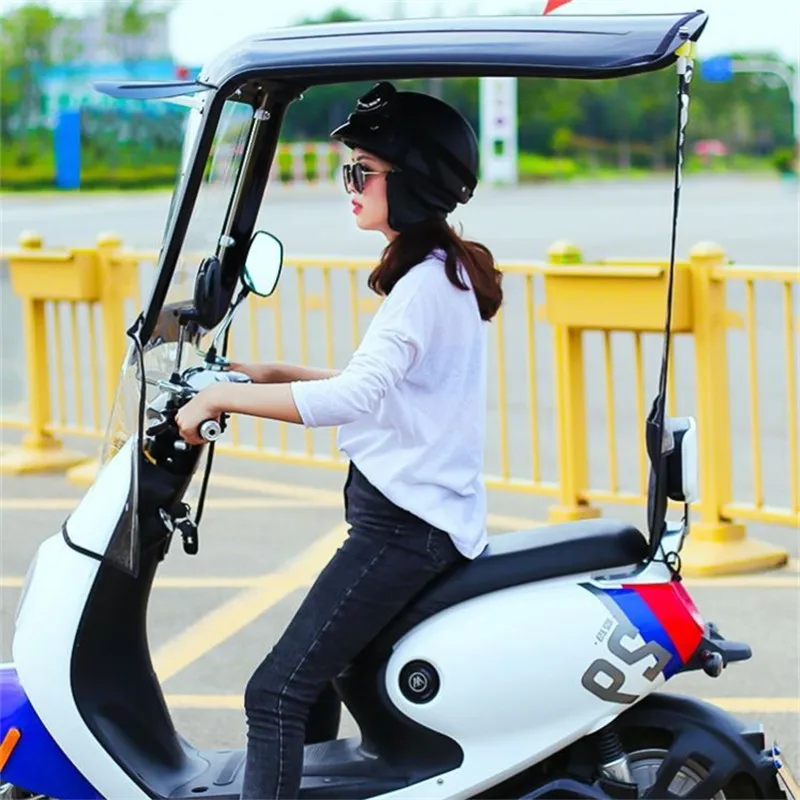 Umbrella Electric Bicycle/Motorcycle Canopy AntiWindshield Rain