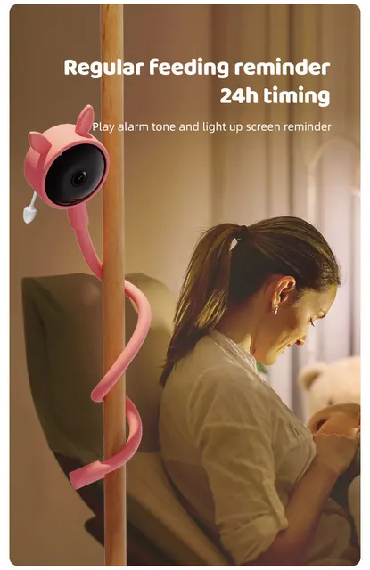 Tuya Smartlife APP   2MP Super HD Baby Monitor Cry Detection Temperature Humidity Monitoring Babysitter 6