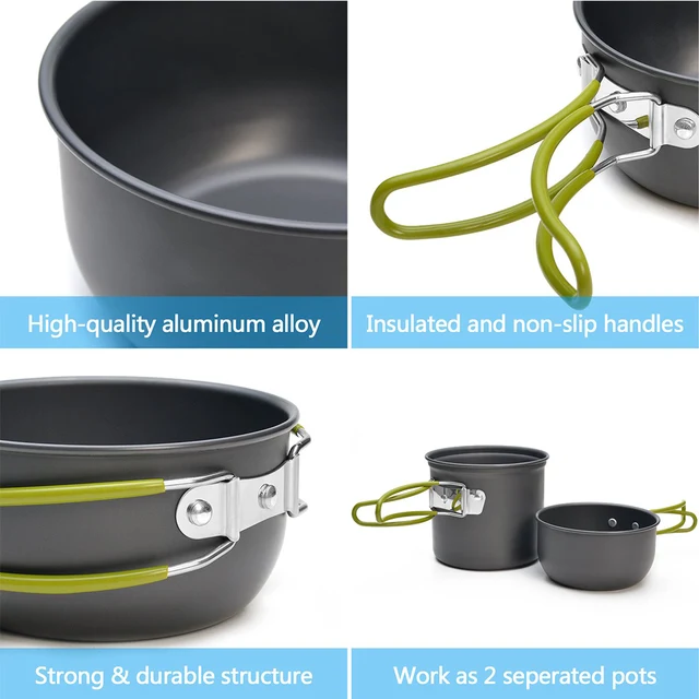 CampMate Portable Cookware Stove Kit 5