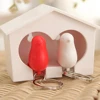 Bird Couple Key Holder Whistle House Keychain Hanger Wall Mount Key Ring Holder Key Storage Rack Shared Keychains Home Decor 4