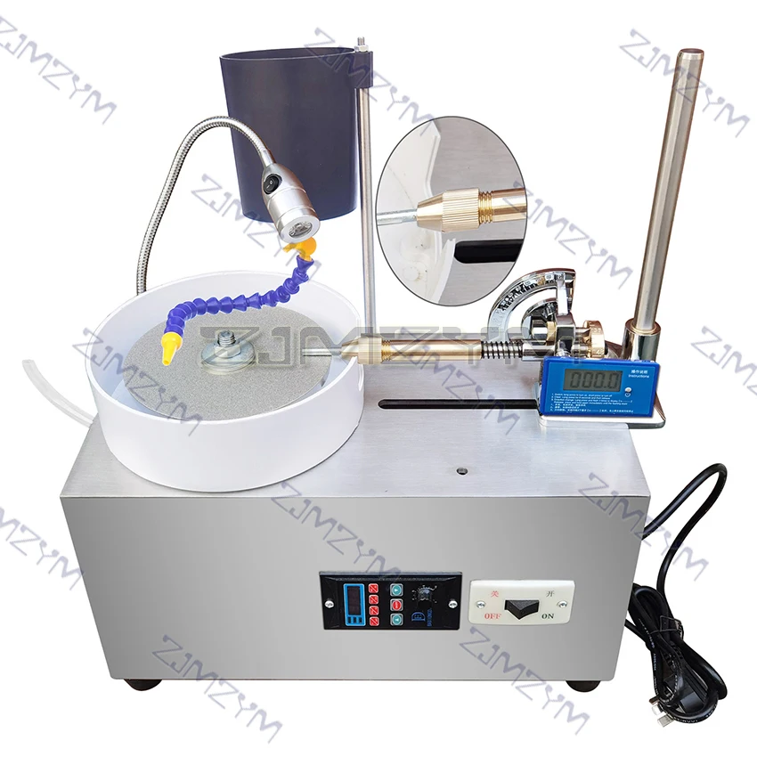 2800RPM Jewelry Processing Gemstone Grinding Polishing Angle Machine Flat Grinding Polishing Faceting Seal Machine