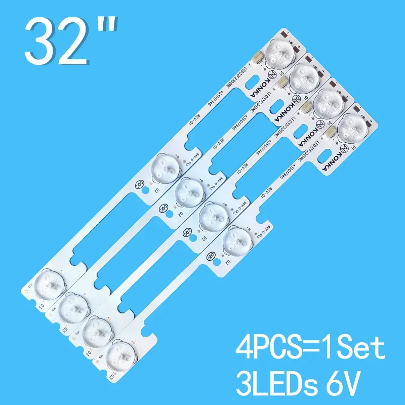 LED Backlit TV For KONKA LED32F2300NE LED32F2300FX 35017946 35017947 35017948