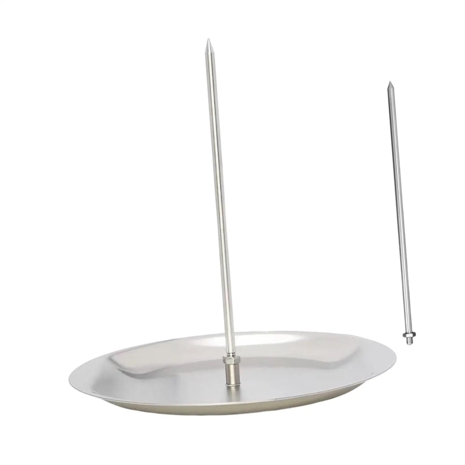 Stainless Vertical Skewer Grill Accessory with 2 Skewers Kitchen Supplies Vertical Skewer Stand for Oven Whole Fish Steak Meat barbecue skewers,bbq grilling accessories