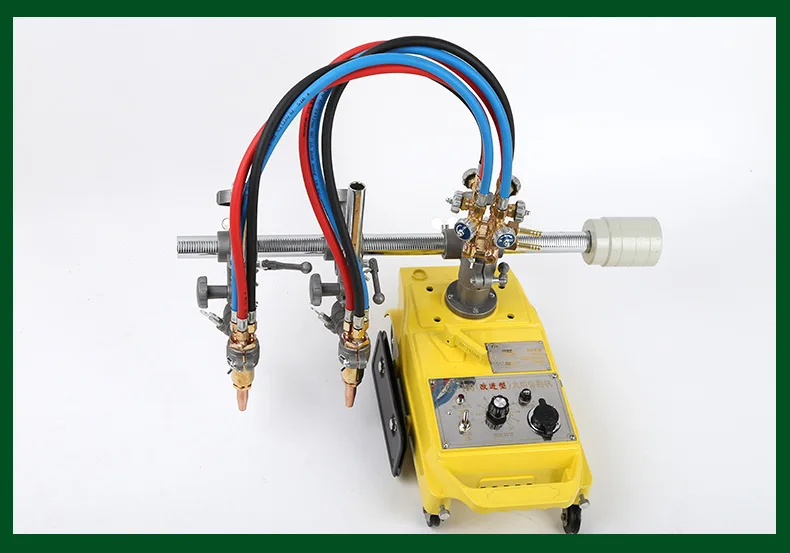 220V Semi-automatic Gas Cutting Machine Flame Cutting Machine With Double Gun