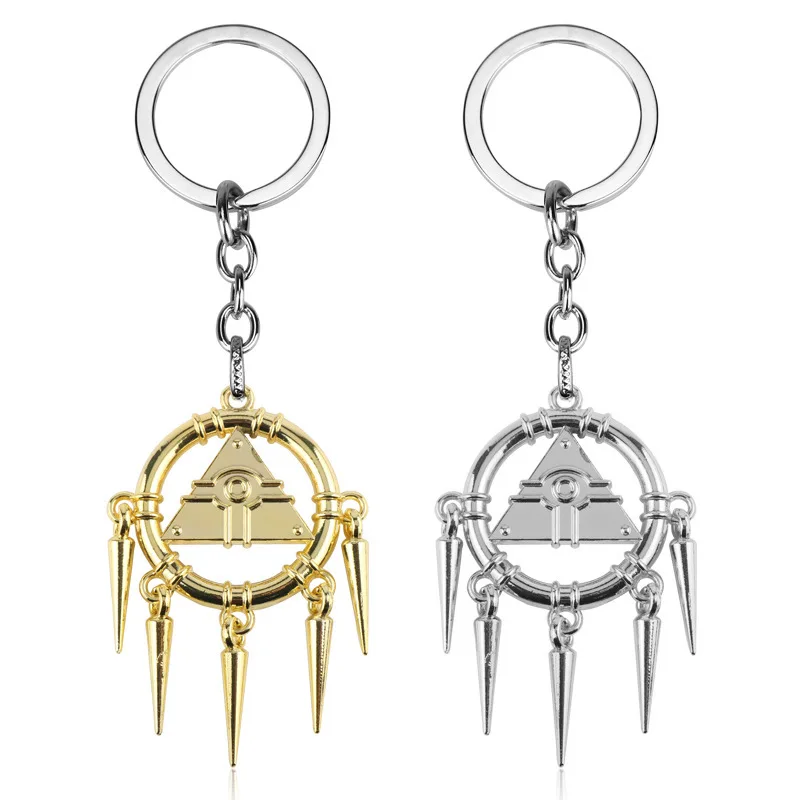 Pyramid Keychain Yu-Gi-Oh Series 3D Millennium Pyramid Building Block Pendant Keychains Keyring for Women Men Jewelry Accessory anime keychain game keychain anime keychain pendant