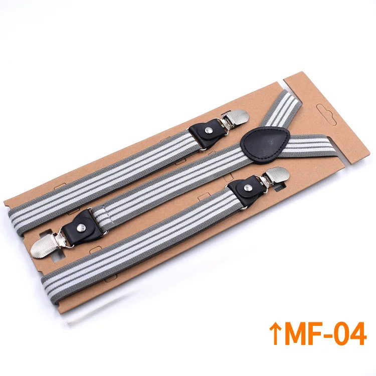 Suspenders Dress Belt Striped Men Women Adult Braces Leather Adjustable 3 Clips Male Pants Straps Jockstrap Hombre Suspensorios