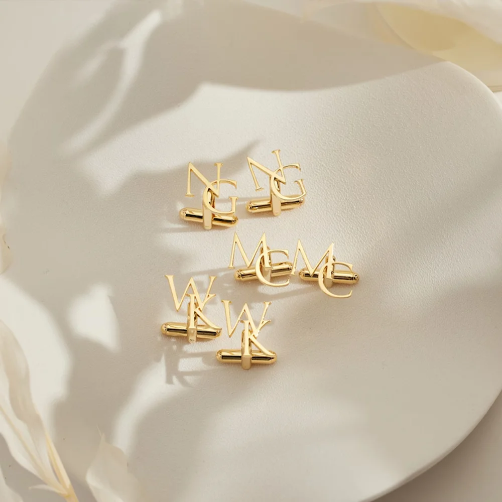 Personalized Groom Cufflinks - Elegant Gift